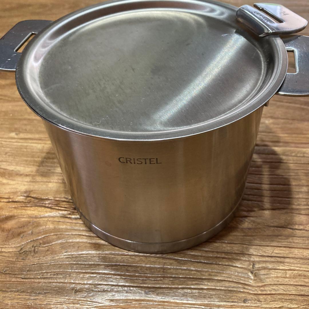 CRISTEL L（エル） ミルクポット ステンレススチール 片手鍋 蓋付き