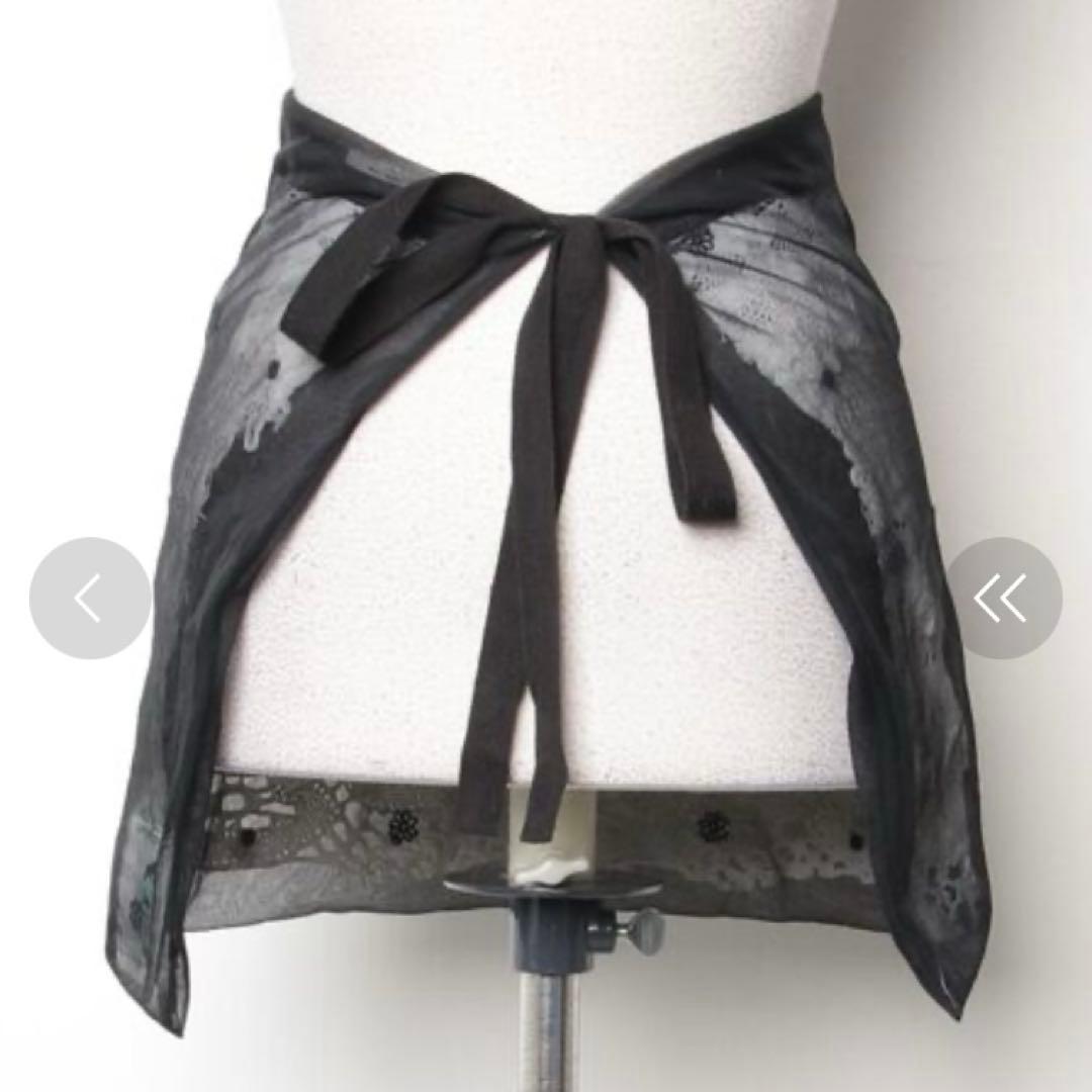 THE ILLUSION OF HAZE エプロン　ブラック