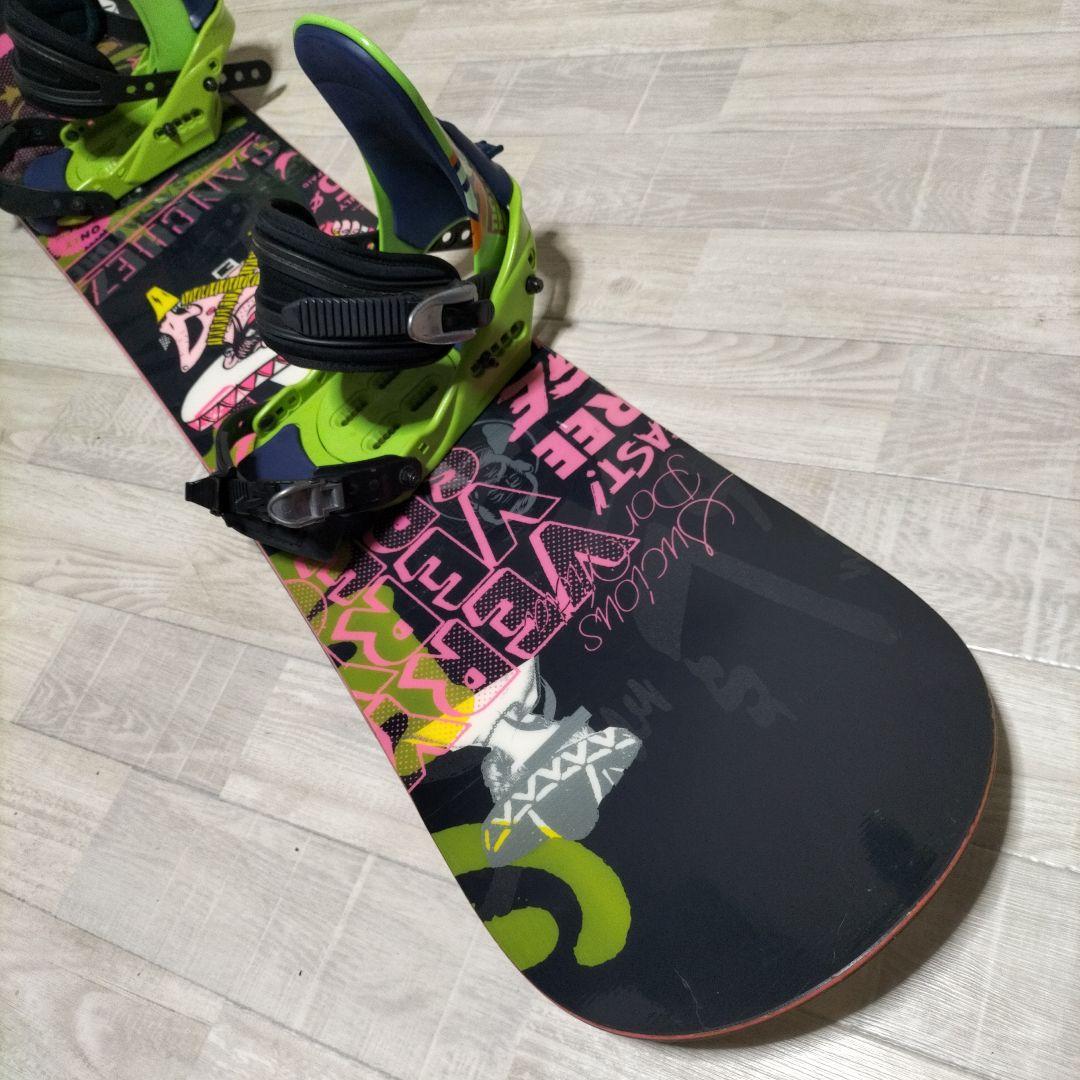 SALOMON サロモン　スノーボード板　スノーボードセット　ロッカーボード