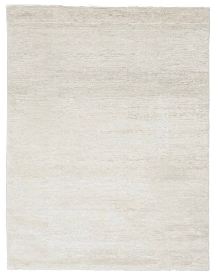 200cm×140cm トルコ製 カーペット ラグ ホワイト アイボリー