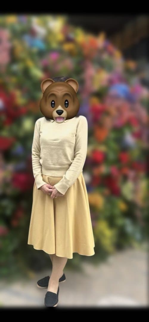 フォクシー　maple flare スカート　イエロー42