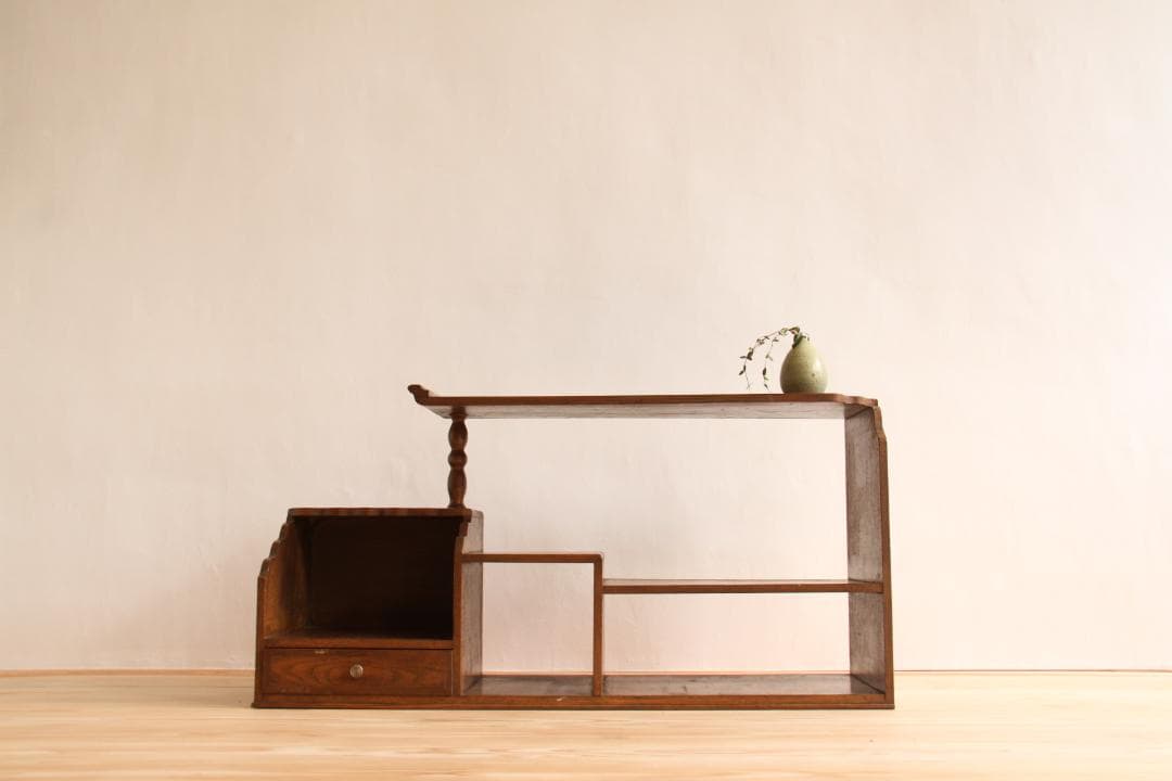 棚　飾り棚　木製　アンティーク