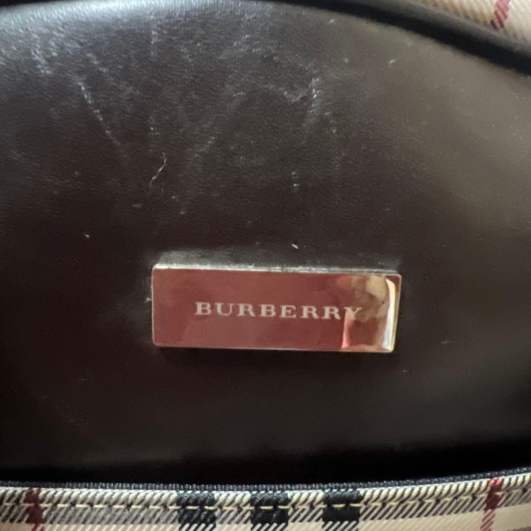 BURBERRY チェック柄 ボストンバッグ