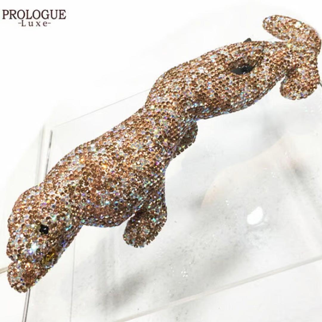 PROLOGUE プロローグ／デコレーション レオパード オブジェ 置物 ピンク