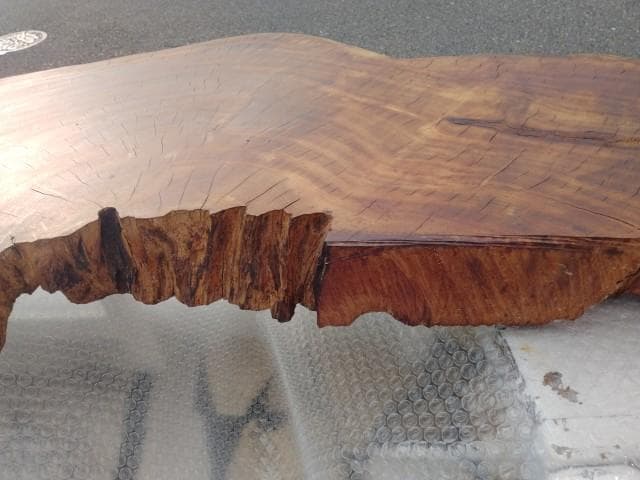 花台　大型　ケヤキ　欅　100x60x6cm　16kg