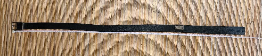 GUCCI　黒レザーベルト