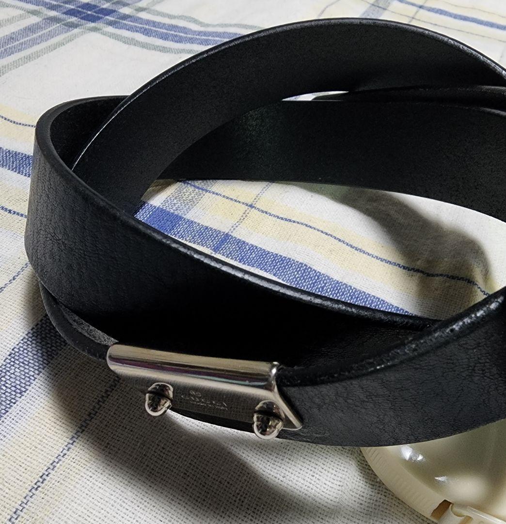 GUCCI　黒レザーベルト