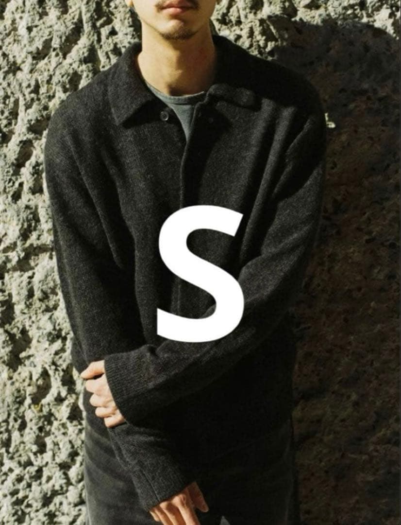 LIDNM ALPACA KNIT SHIRT CARDIGAN Sサイズ