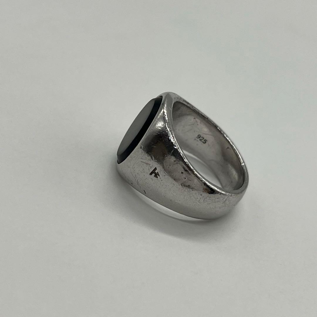 トムウッド TOM WOOD オーバル シグネット リング サイズ58 オニキス