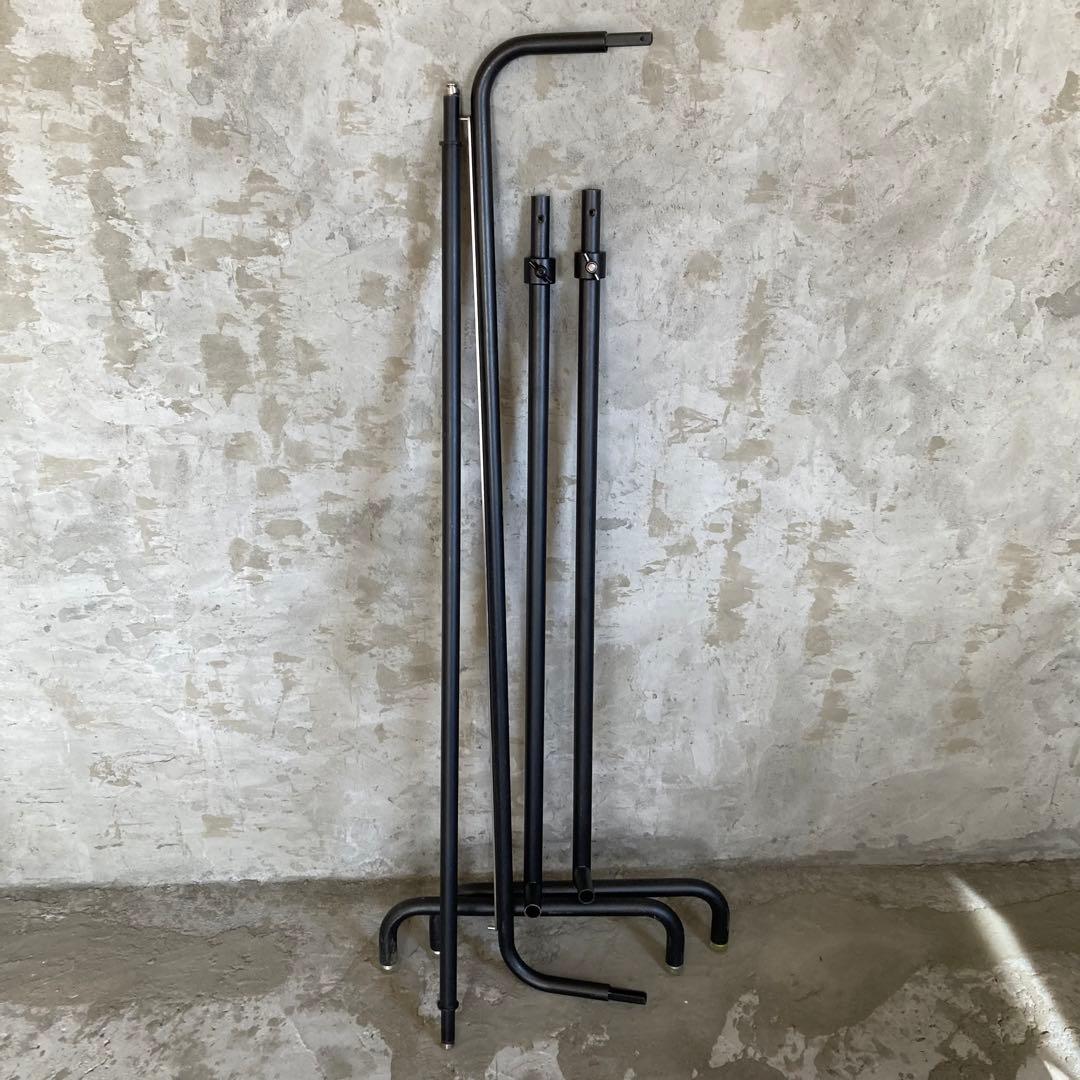 ストアエキスプレス 業務用 ハンガーラック 丸パイプ 黒 120cm