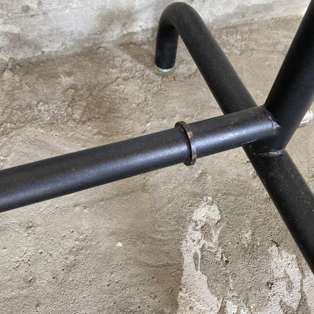 ストアエキスプレス 業務用 ハンガーラック 丸パイプ 黒 120cm