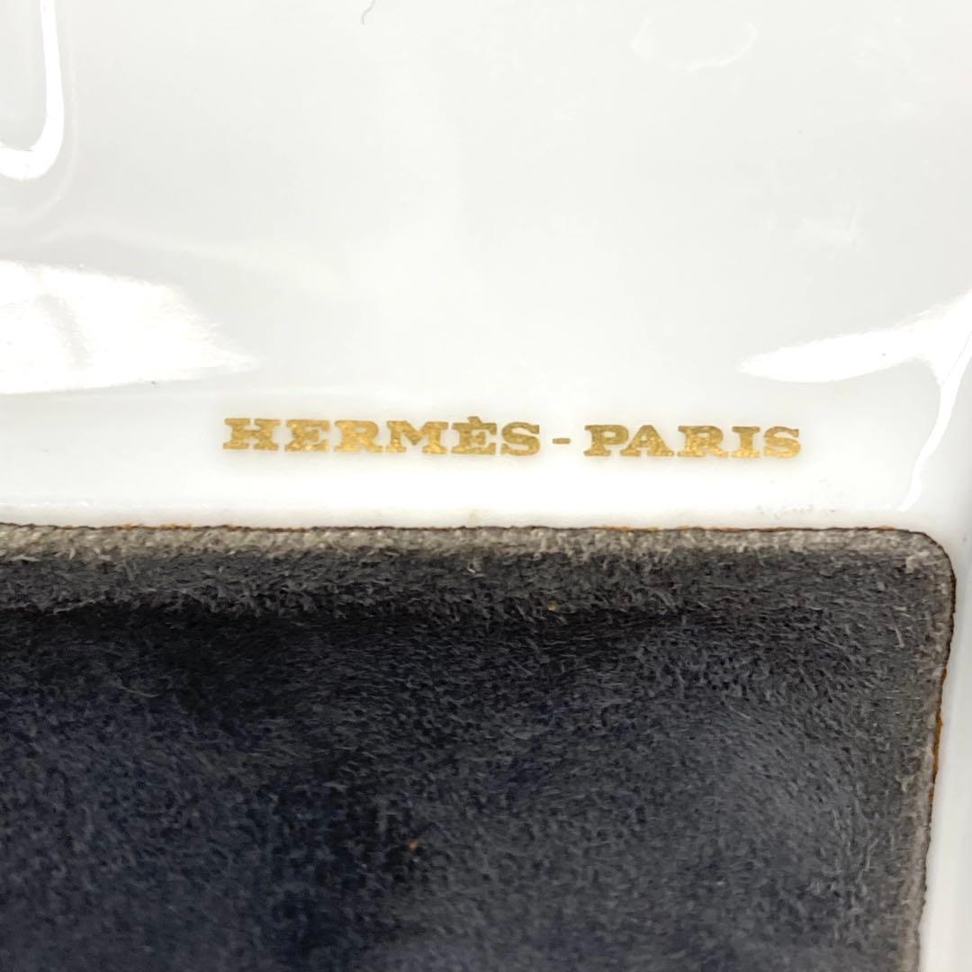 希少✨HERMES エルメス 灰皿 アッシュトレイ ブルー ホワイ 帆船