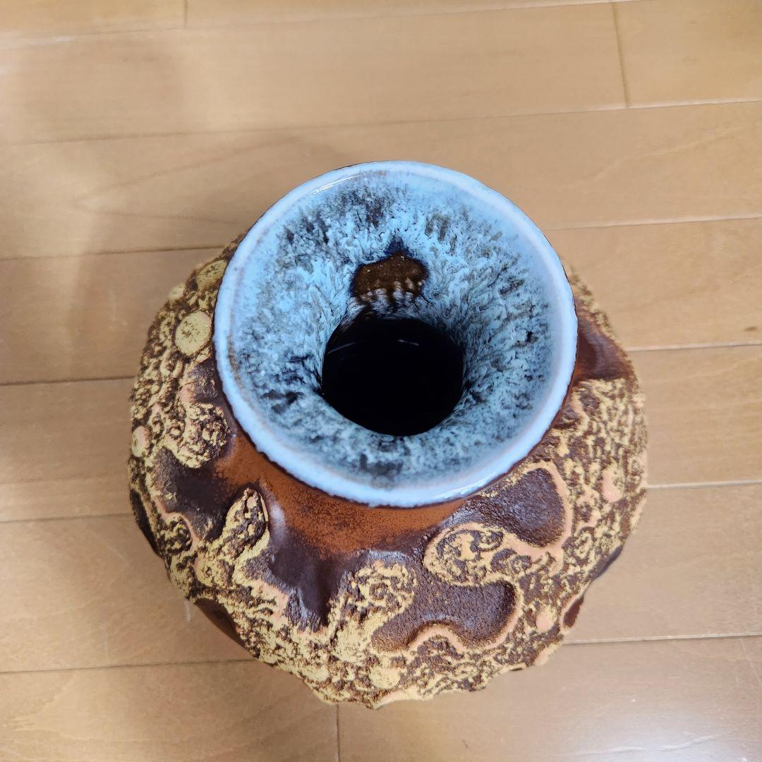 【美品！1点もの】西ドイツ製 Fat Lava ファットラヴァ 花瓶 一輪挿し