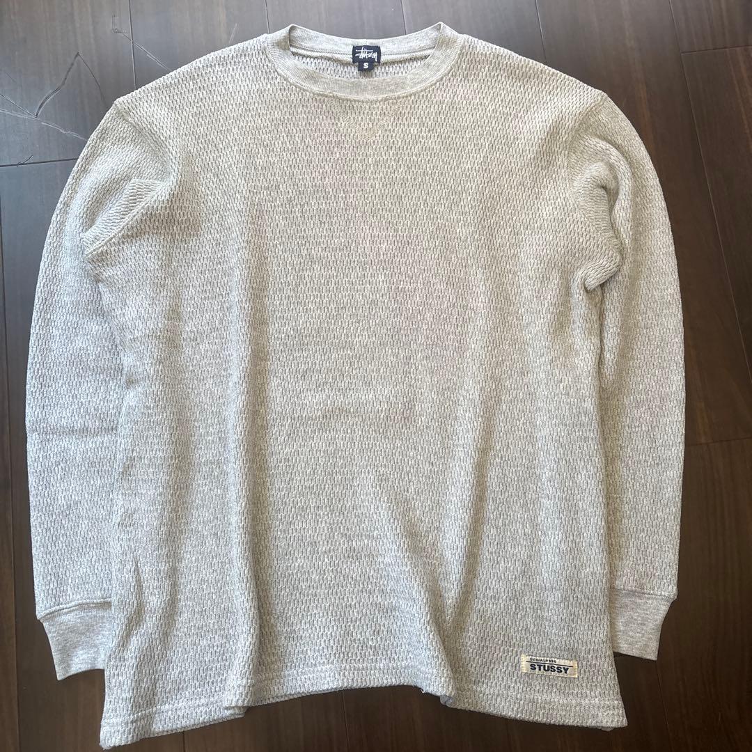 old stussy ステューシー サーマル 長袖カットソー　S USA製