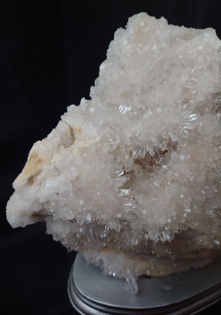 菊花水晶のクラスター キラキラ 1.9キロ