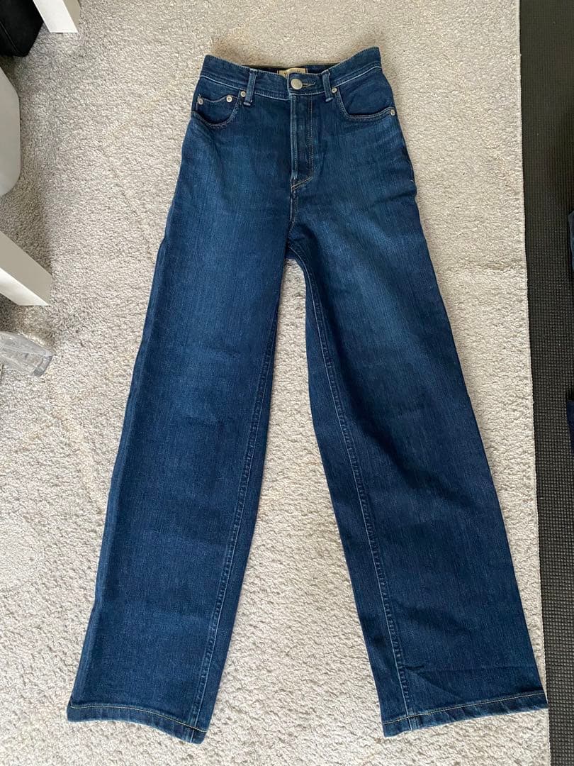 【Jin様確約済】ダークブルー ストレートデニム