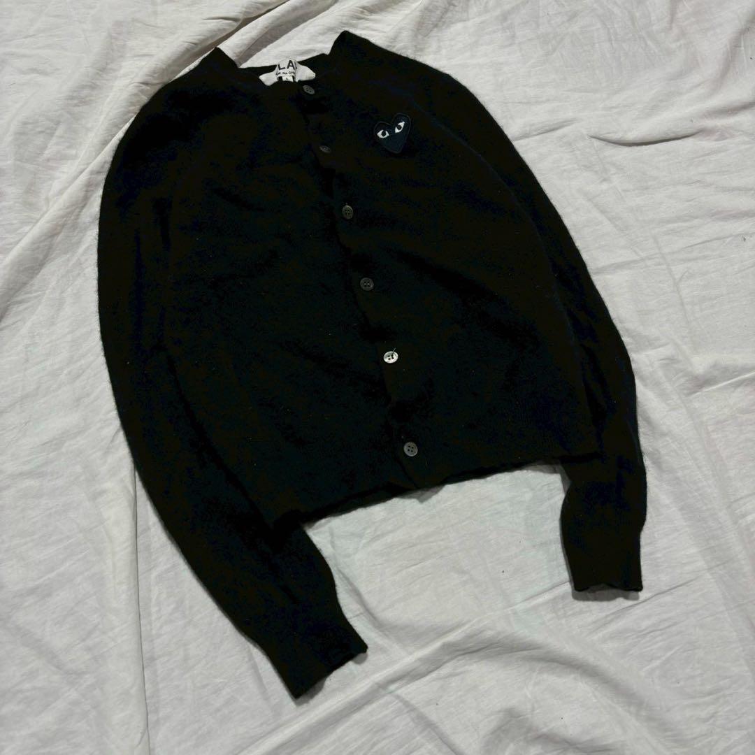 COMME des GARÇONS PLAY カーディガン ブラック L