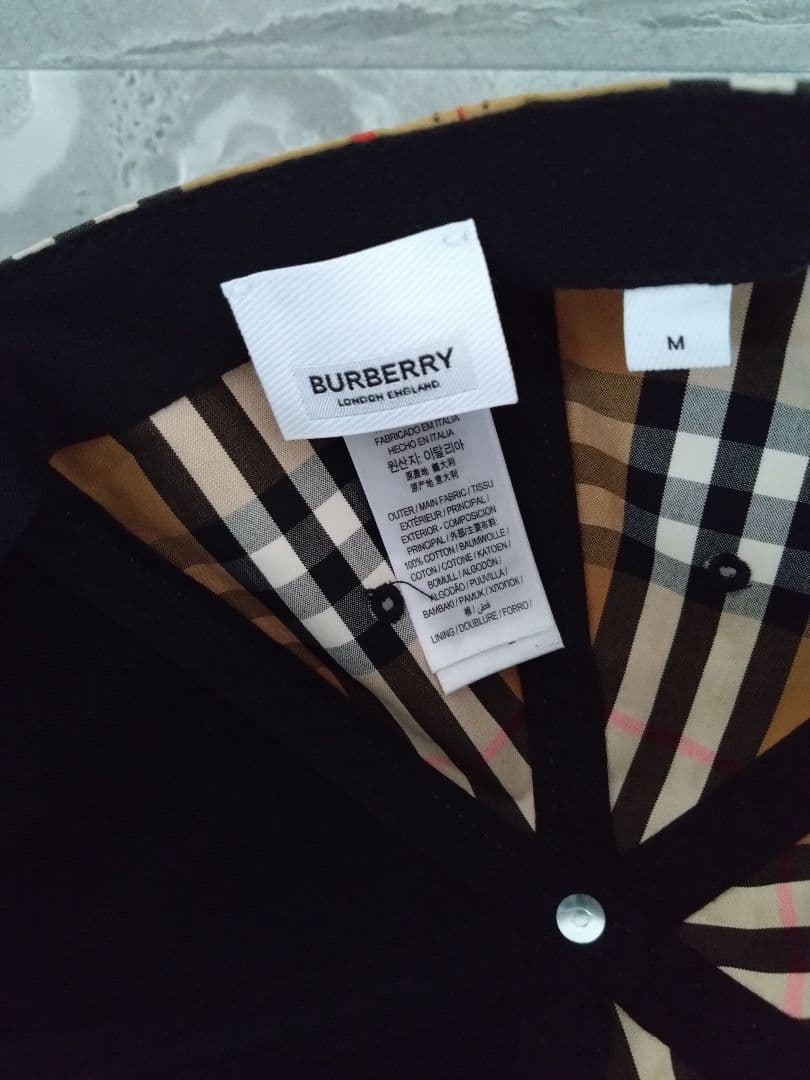 正規品！美品！BURBERRYバーバリーGAPキャップほぼ未使用