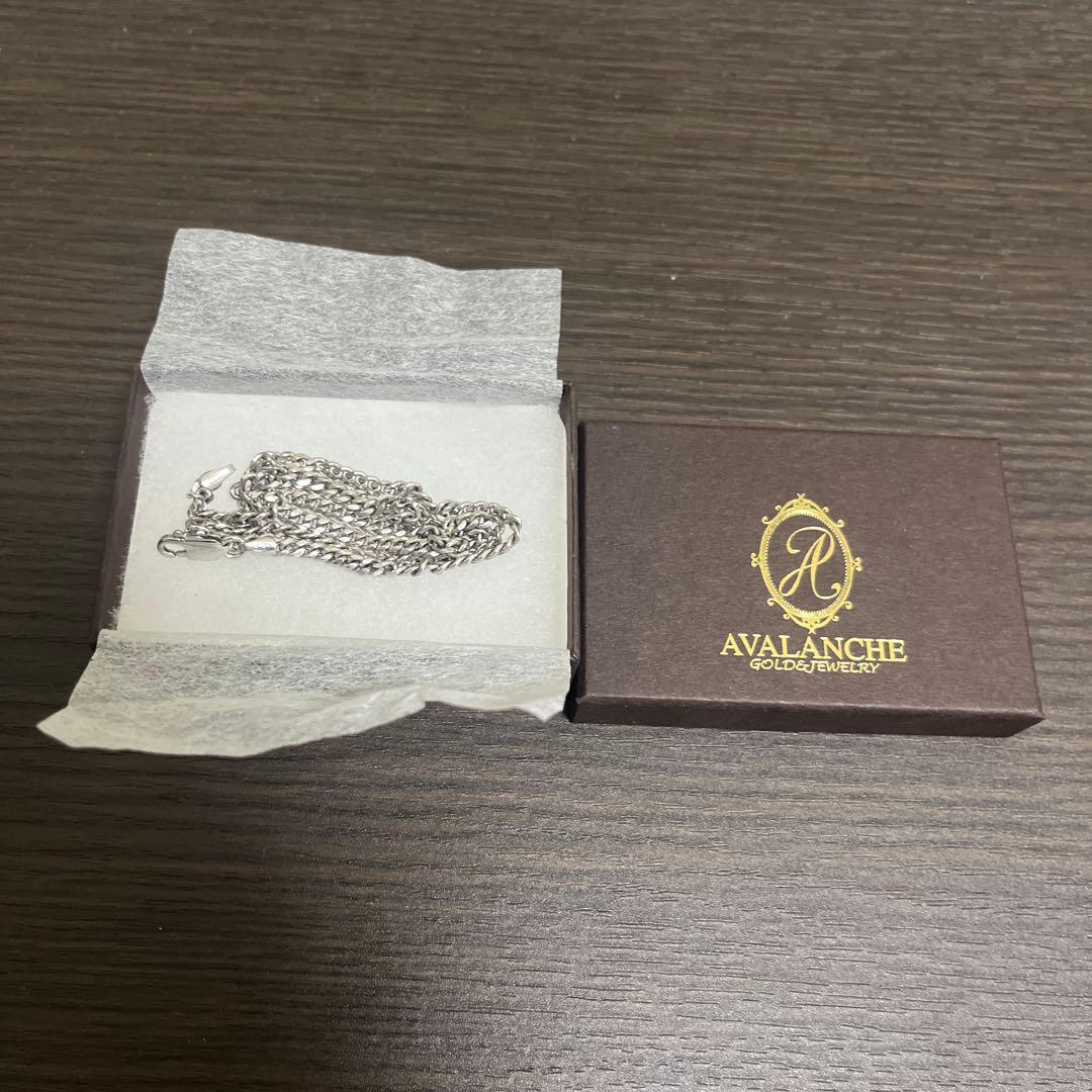 AVALANCHEアバランチ喜平4mm50cm925シルバーネックレス美品箱あり