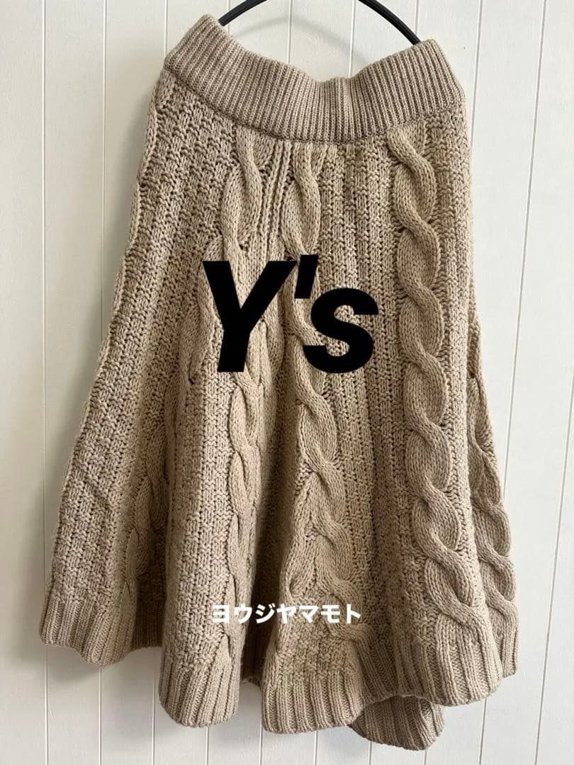m-008 y's ヨウジ　ヤマモト　ニットスカート　モード
