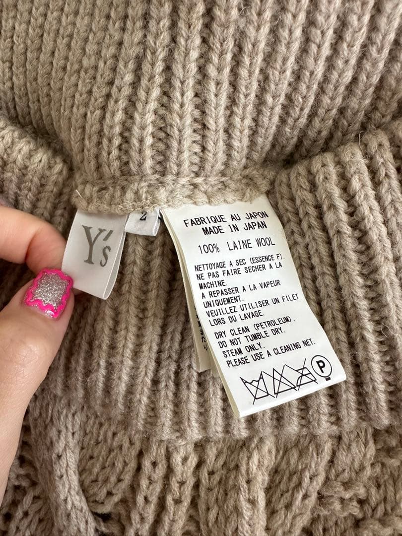 m-008 y's ヨウジ　ヤマモト　ニットスカート　モード