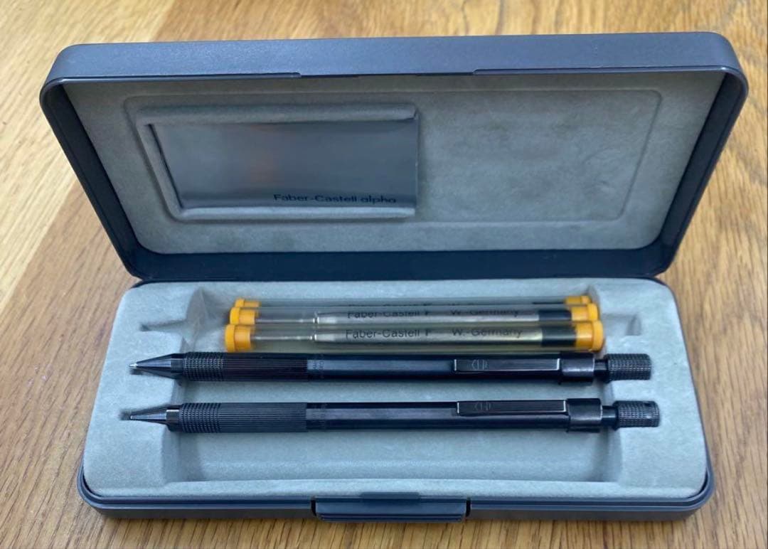 Faber-Castell alpha ブラックシャープペンシルセット