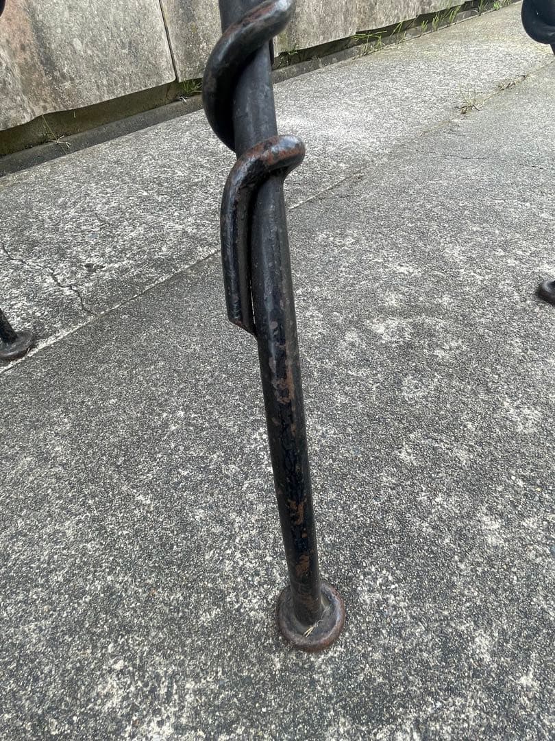 ビンテージ/インダストリアル/カフェテーブル/コーヒーテーブル/鉄脚/店舗什器③