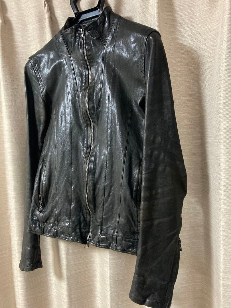 JULIUS 2009AW　レザージャケット　ラムレザー　サイズ1