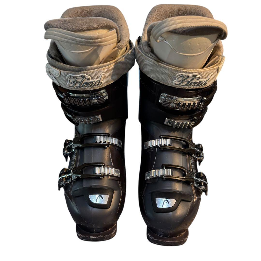 レディースショートスキーセット　ファンスキー　head 25cm ブーツ付