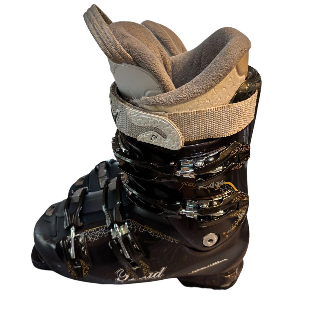 レディースショートスキーセット　ファンスキー　head 25cm ブーツ付