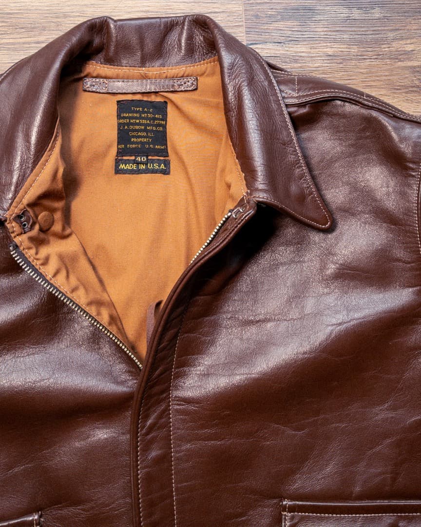 Lost Worlds J.A. Dubow A-2 フライトジャケット