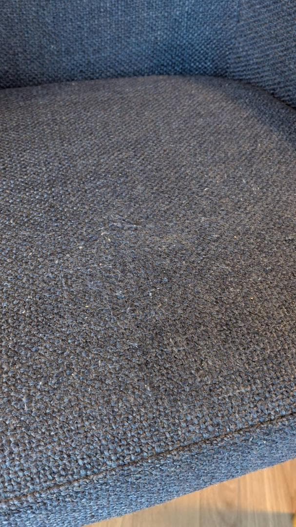 椅子 IDEE LIEVRE ARM CHAIR Navy Natural Legs