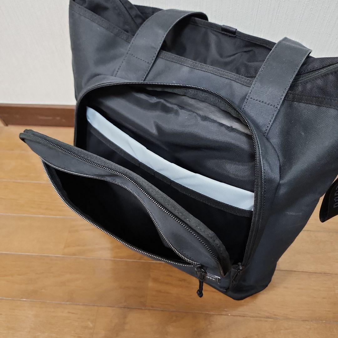 ポーター フロント トートバッグ L ブラック PORTER FRONT