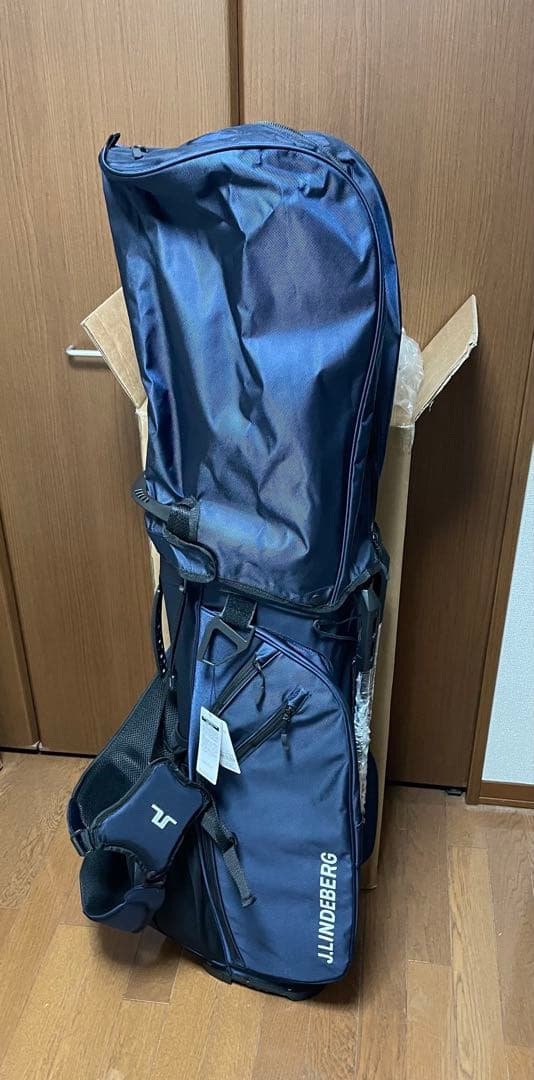 r*o様 【新品未使用】J.LINDEBERG ネイビー キャディバッグ スタン
