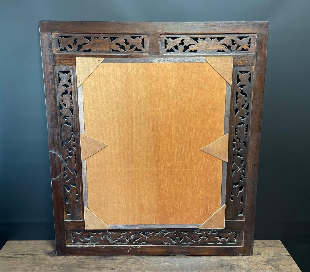 ヴィンテージ　窓枠　鏡