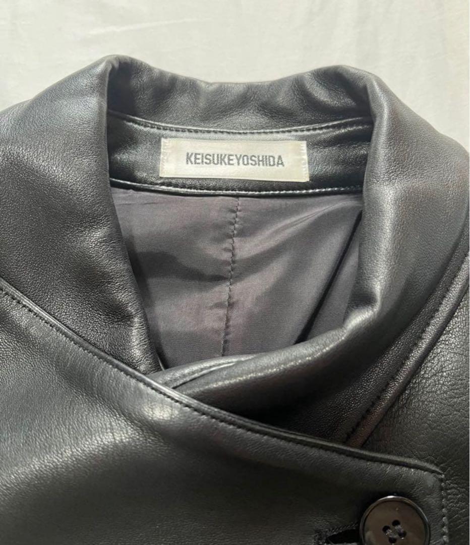 KEISUKEYOSHIDA 19AW ラムレザートレンチコート リック、Y's