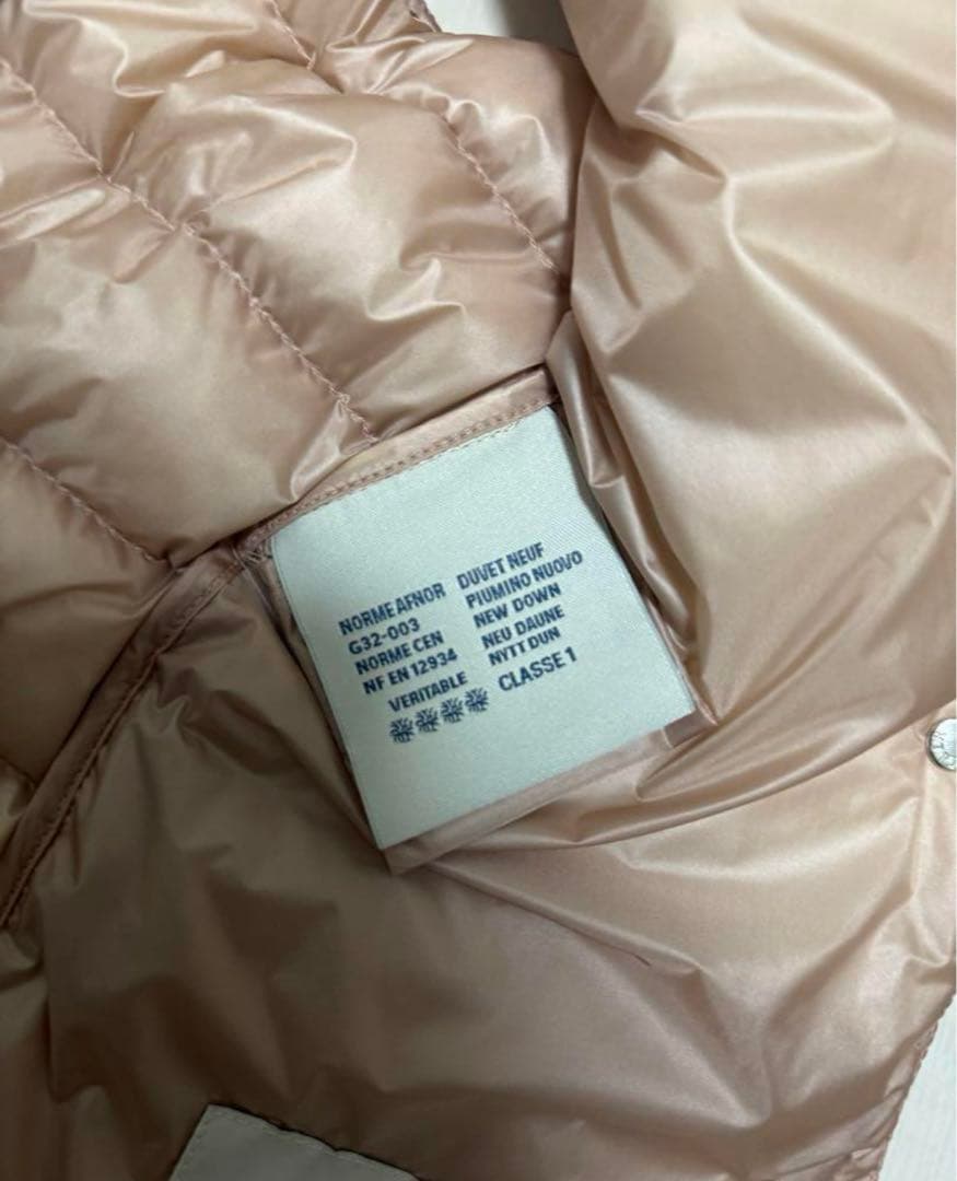 jj　モンクレール ダウンベスト ピンク longue saison