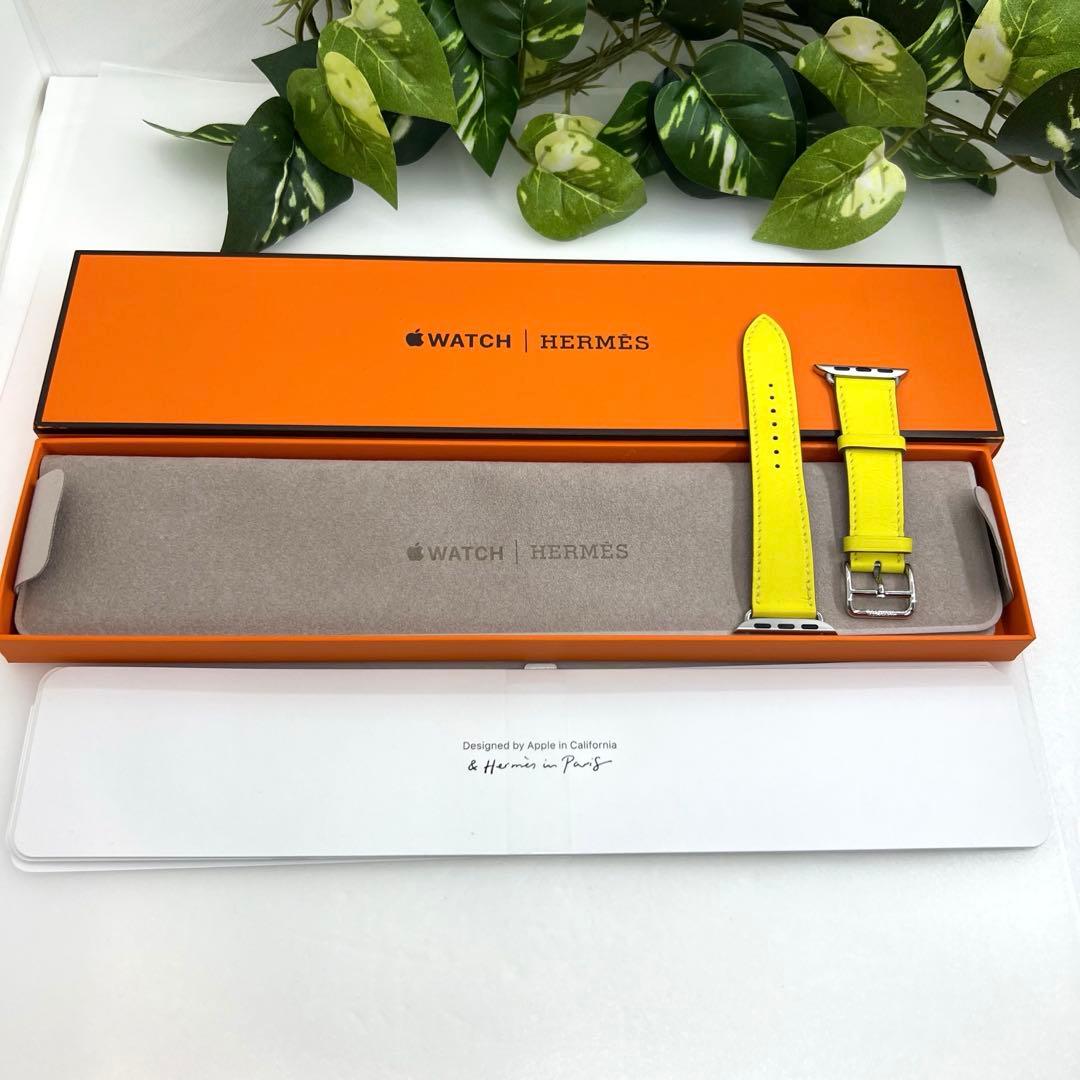 HERMES アップルウォッチ レザー 42mm ベルト バンド 0572a14