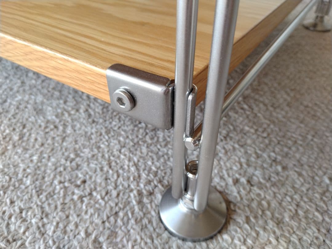 【hako☺︎様1/2専用】MUJI無印 ステンレスユニットシェルフワイドガラス