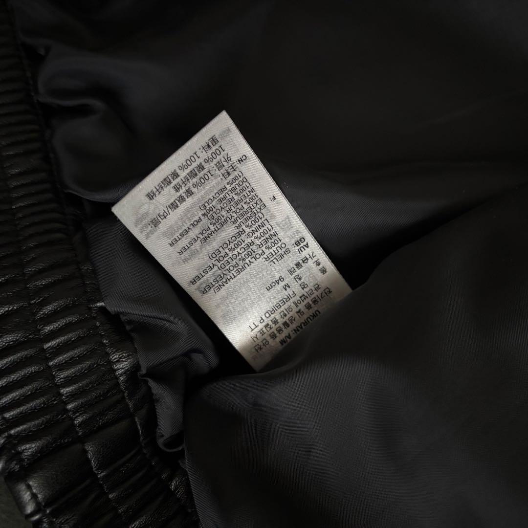 【最終値下げ✨】アディダス adidas フェイクレザージャケット 短丈 M
