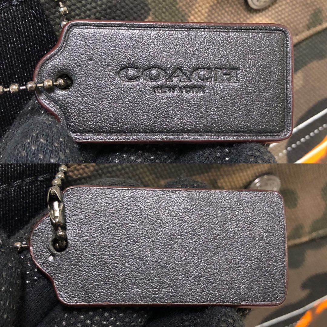 コーチ トートバッグ キャンバス カモフラ 迷彩 大容量 76809