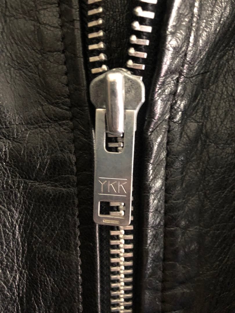 80s ヴィンテージレザーライダースジャケット uk ロンジャン