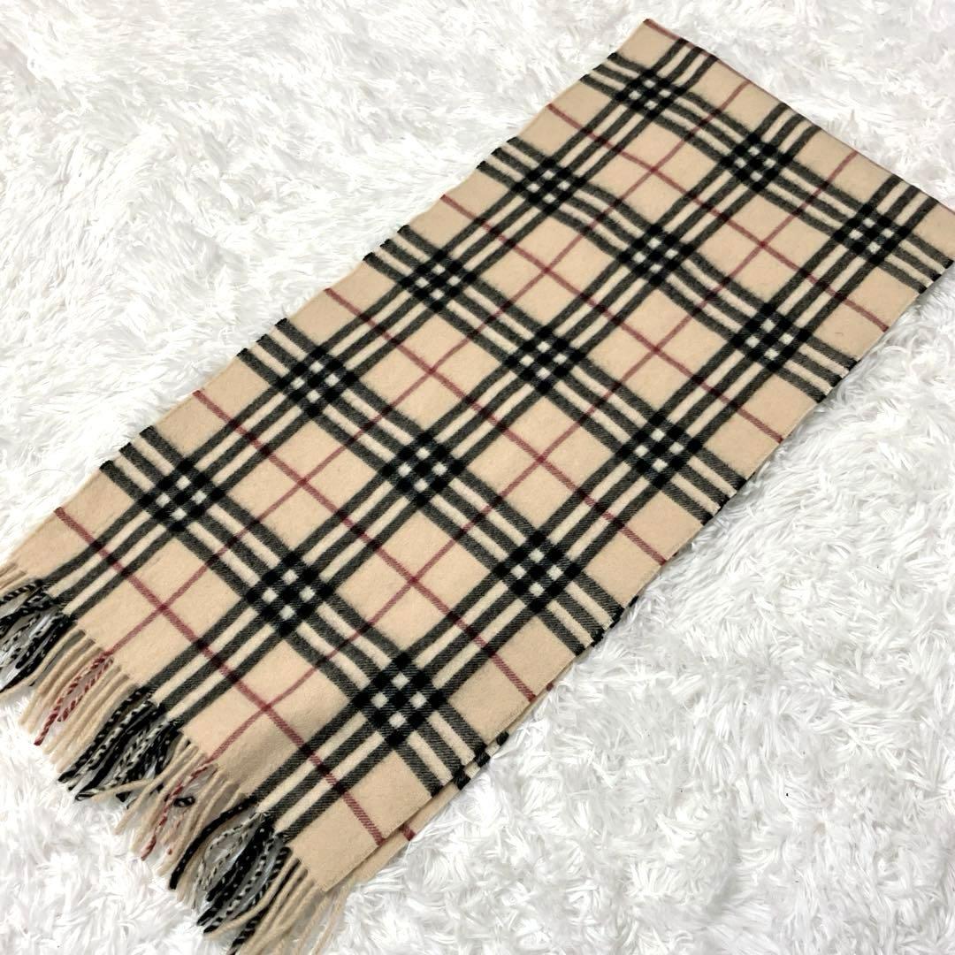 BURBERRY LONDON マフラー　カシミヤ　カシミア　ノバチェック