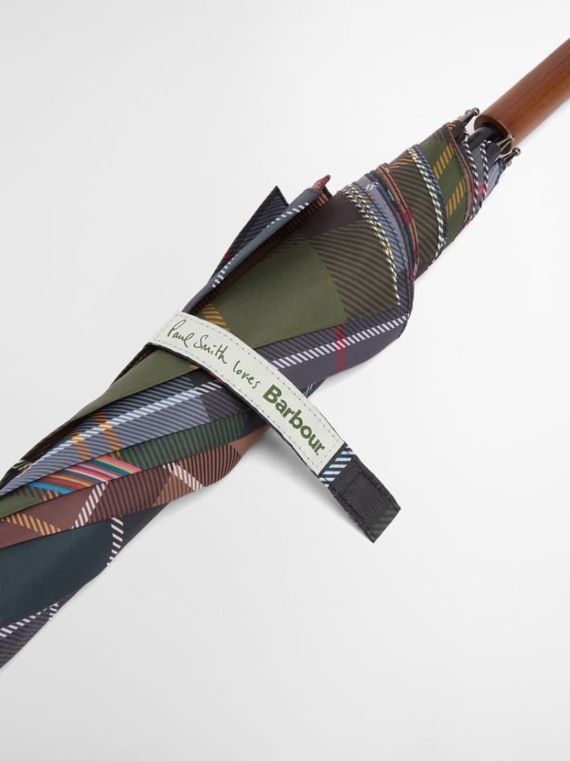 Paul Smith Barbour パッチワークチェック アンブレラ レア