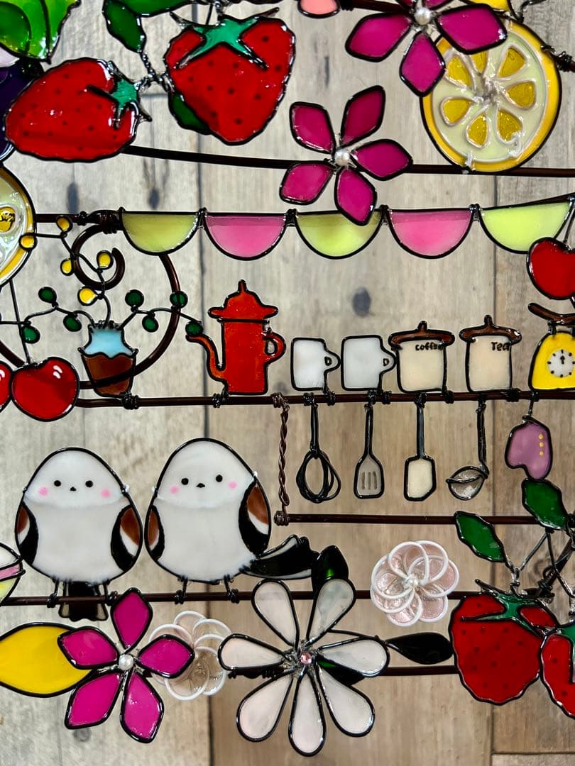 ちーちゃん「ハロウィンリース」「キッチン飾り」ワイヤークラフト