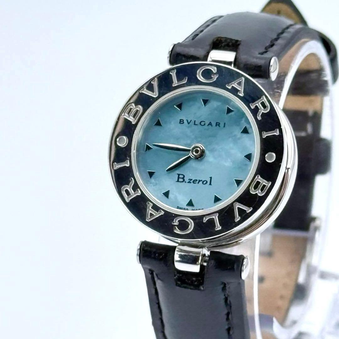 新品ベルト　BVLGARI　腕時計　ビーゼロワン　ブルーシェル　BZ22S