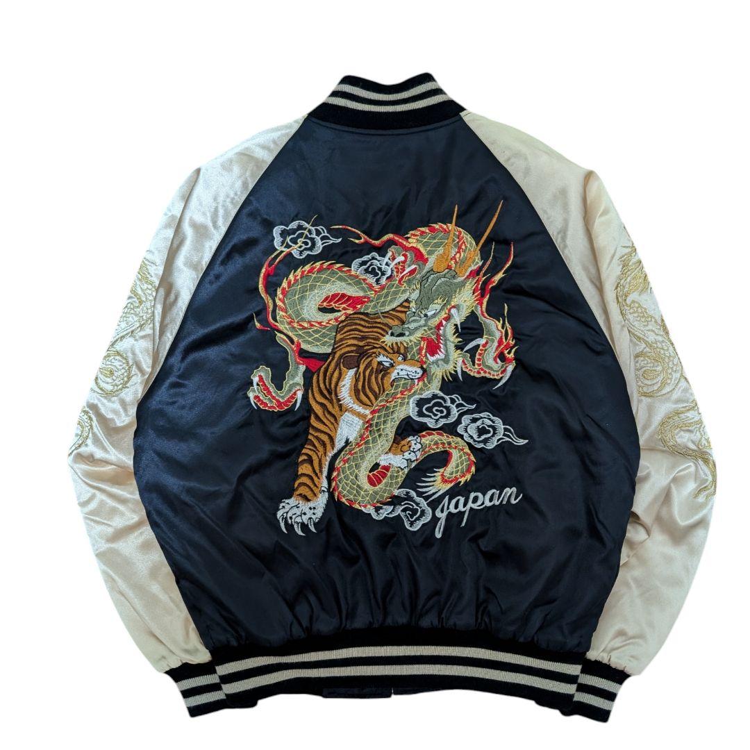 hosihime スカジャン 虎 龍 ドラゴン キルティング 星姫 刺繍