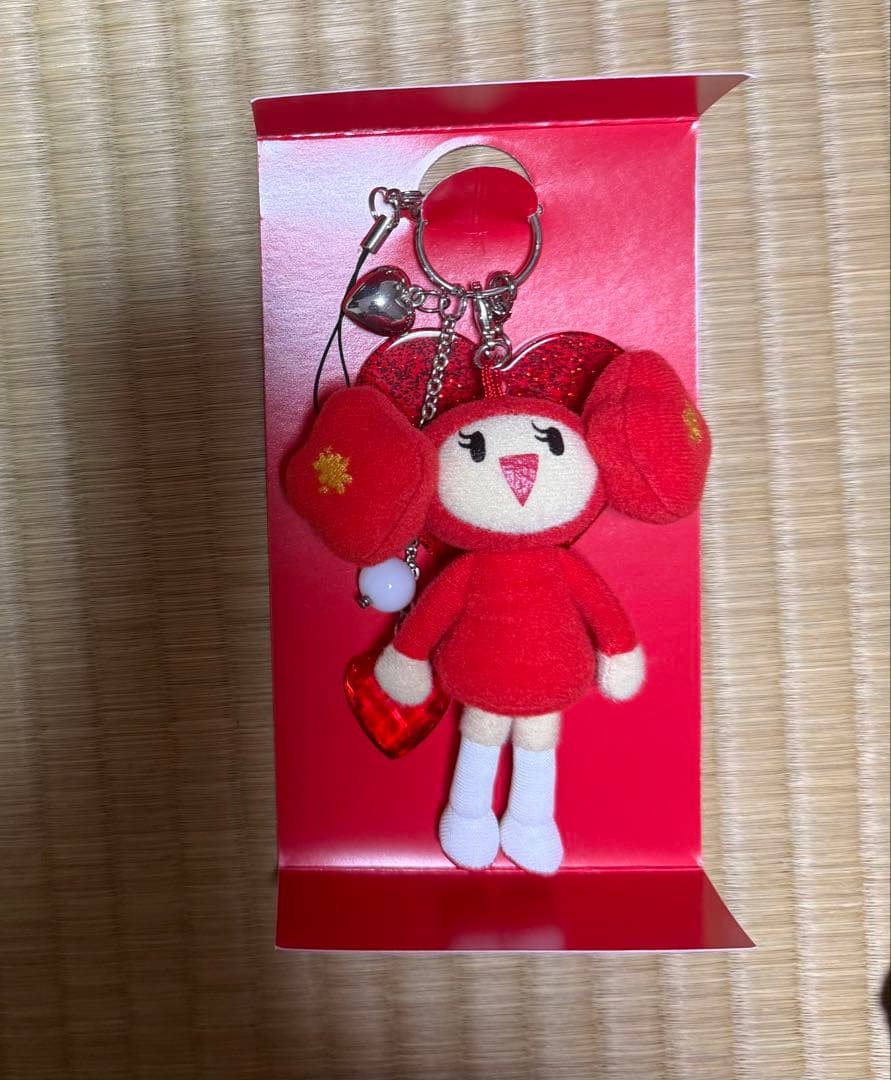 美品　COACH コーチ ポピーちゃん 縫いぐるみ ストラップ キーホルダー