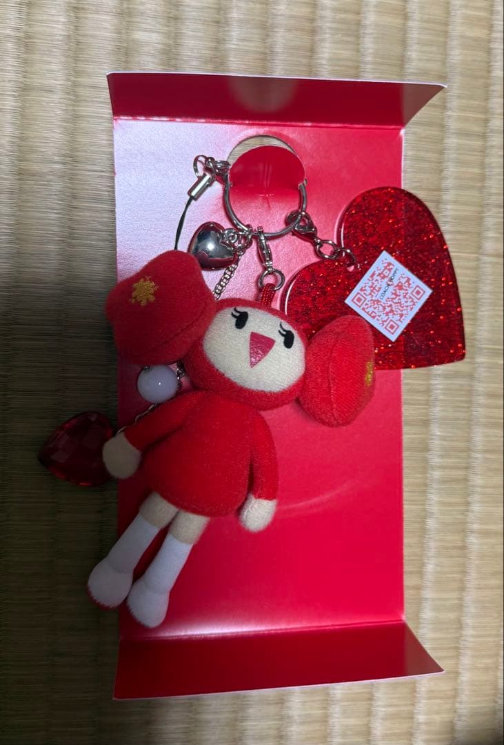 美品　COACH コーチ ポピーちゃん 縫いぐるみ ストラップ キーホルダー