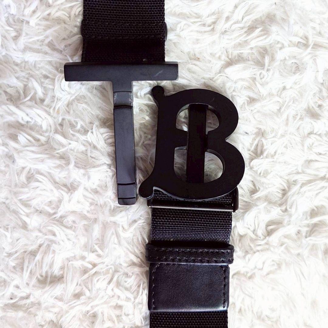 美品 バーバリー ボディバッグ ロゴ 保存袋付き クロスボディ 黒 ユニセックス